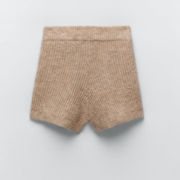 NWT ZARA | Limited Edition Wool Blend Knit Shorts - Picture 4 of 6